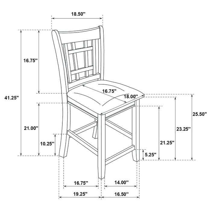 Lavon 5 Pc Counter Height Dining Sets