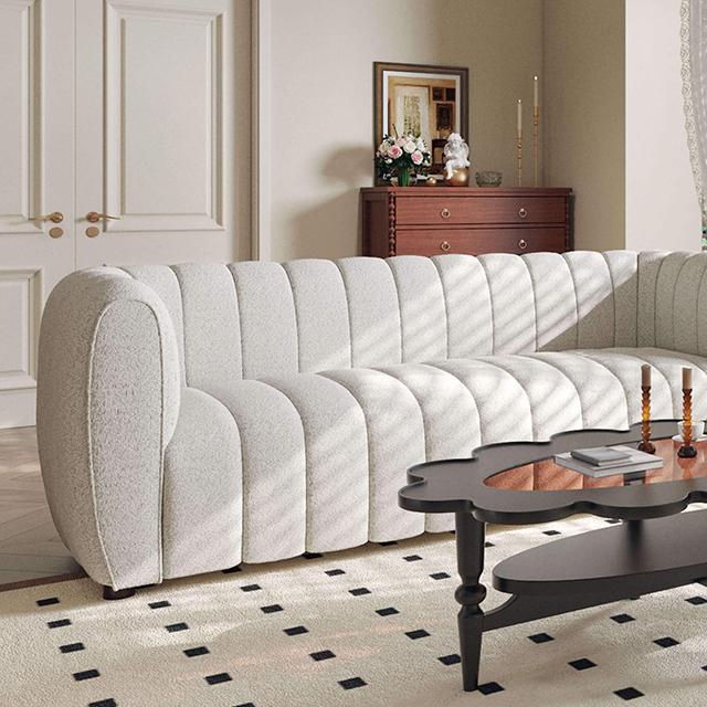 AVERSA Sofa, Black, Gray, & White
