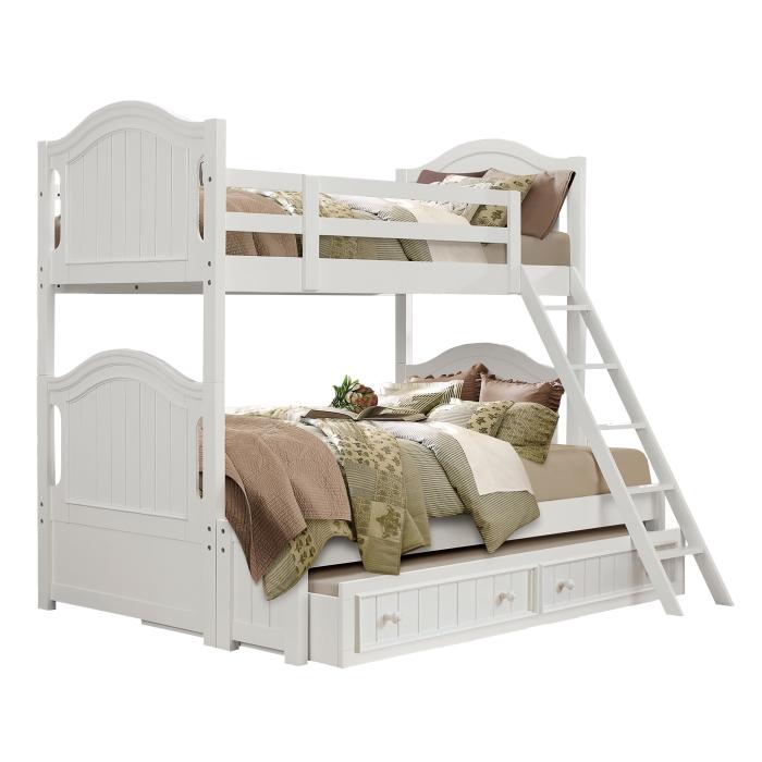 B1799-1R - (4) Twin/Twin Bunk Bed with Twin Trundle