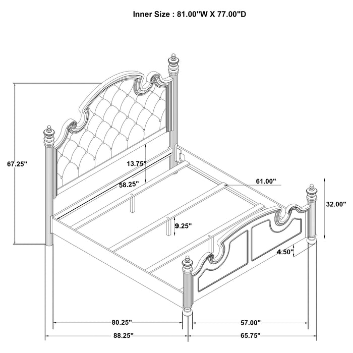 Celina Eastern King & Queen Bed