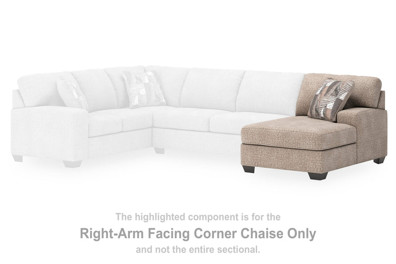Seccional Newellen con chaise longue
