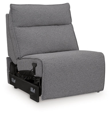 Seccional reclinable Modmax con consola de audio
