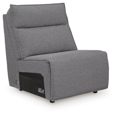 Seccional reclinable Modmax con consola de audio