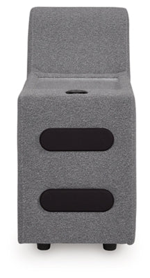 Seccional reclinable Modmax con consola de audio