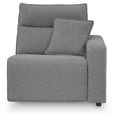 Seccional reclinable Modmax con consola de audio