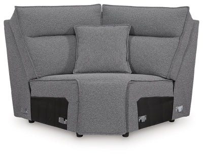Seccional reclinable Modmax con consola de audio