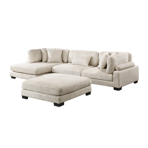 Traverse-(4)4-Piece Modular Sectional with Reversible Chaise and Ottoman image