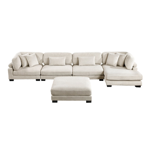 Traverse-(5)5-Piece Modular Sectional with Reversible Chaise and Ottoman image