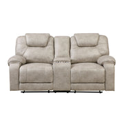 Gainesville-Double Reclining Love Seat with Center Console image