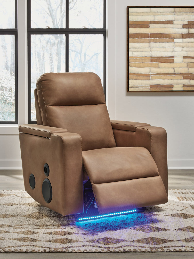 Sillón reclinable deslizante Lorrenton con sistema de audio