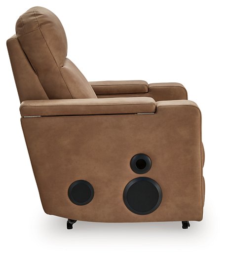 Sillón reclinable deslizante Lorrenton con sistema de audio