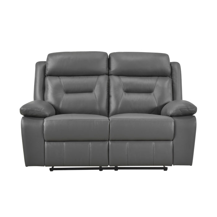 9629DGY-2 - Double Reclining Love Seat