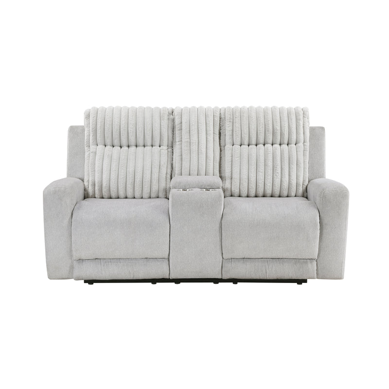 Benton-Double Reclining Love Seat with Center Console image