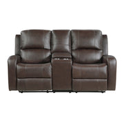 Austin-Double Reclining Love Seat with Center Console image