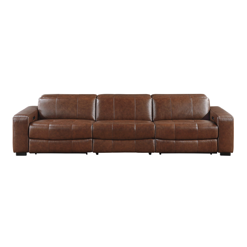 Sutton-(3)Power Double Reclining Sofa with Power Headrests and Charging Ports image