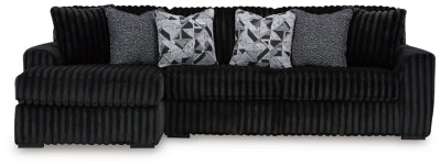 Sofá seccional Midnight-Madness con chaise longue