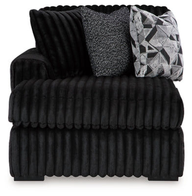 Sofá seccional Midnight-Madness con chaise longue