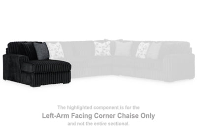 Sofá seccional Midnight-Madness con chaise longue