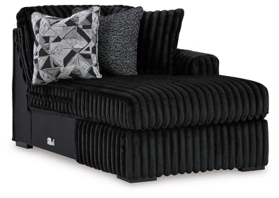 Sofá seccional Midnight-Madness con chaise longue