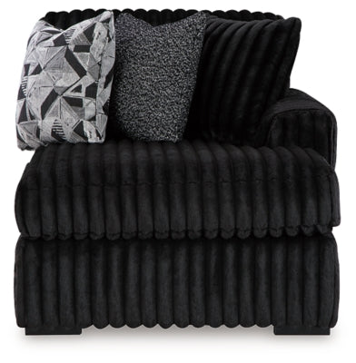 Sofá seccional Midnight-Madness con chaise longue