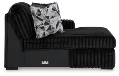 Sofá seccional Midnight-Madness con chaise longue