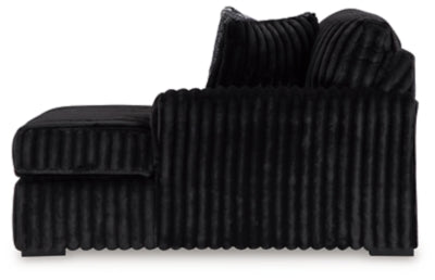 Sofá seccional Midnight-Madness con chaise longue