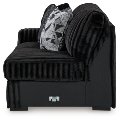 Sofá seccional Midnight-Madness con chaise longue