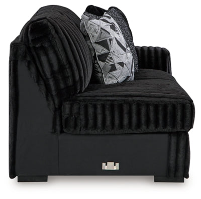 Sofá seccional Midnight-Madness con chaise longue