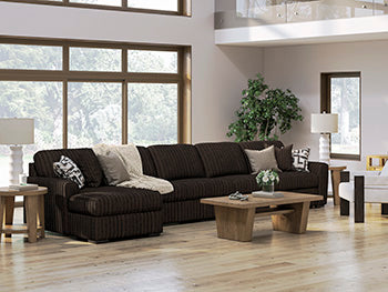 Sofá seccional Midnight-Madness con chaise longue