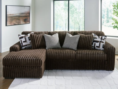 Sofá seccional Midnight-Madness con chaise longue