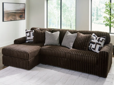 Sofá seccional Midnight-Madness con chaise longue