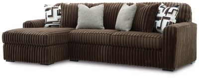 Sofá seccional Midnight-Madness con chaise longue