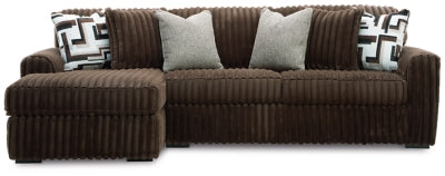 Sofá seccional Midnight-Madness con chaise longue