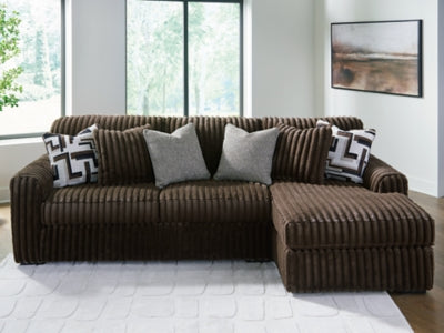 Sofá seccional Midnight-Madness con chaise longue