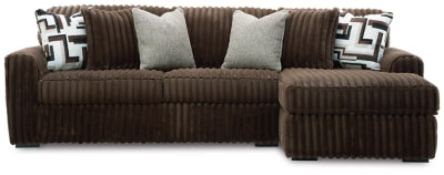 Sofá seccional Midnight-Madness con chaise longue