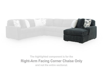 Sofá seccional Midnight-Madness con chaise longue