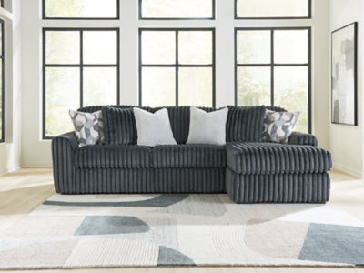 Sofá seccional Midnight-Madness con chaise longue