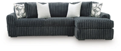 Sofá seccional Midnight-Madness con chaise longue