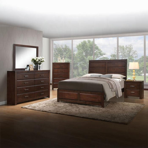 Oberreit Walnut Eastern King Bed image