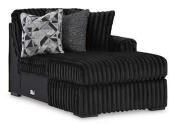 Sofá seccional Midnight-Madness con chaise longue