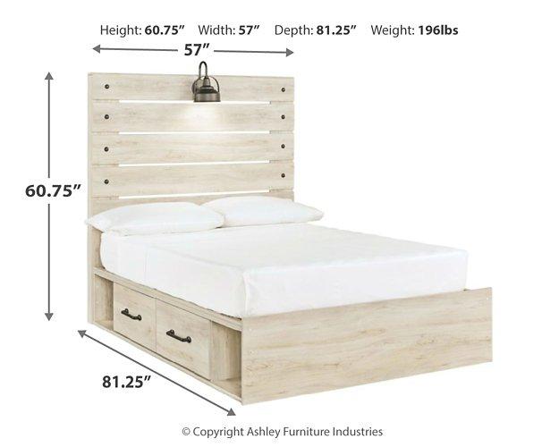 Cama juvenil Cambeck con 2 cajones de almacenamiento