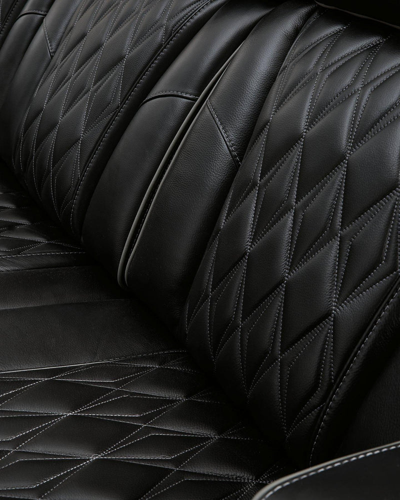 Sofá reclinable biplaza Boyington con consola