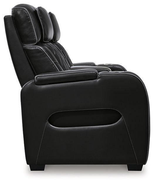 Sofá reclinable biplaza Boyington con consola