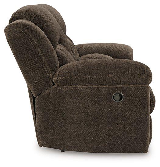 Sofá reclinable Frohn con consola