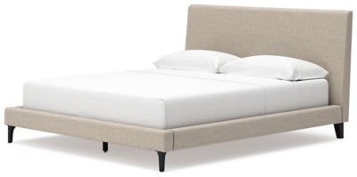 Cama tapizada Cielden con somier de láminas enrollables