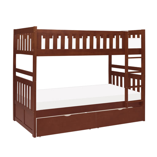 Rowe-(4) Twin/Twin Bunk Bed with Storage Boxes image