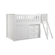 Galen-(4) Low Loft Bunk with Dresser image