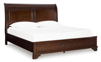 Cama con almacenaje Trellington Sleigh