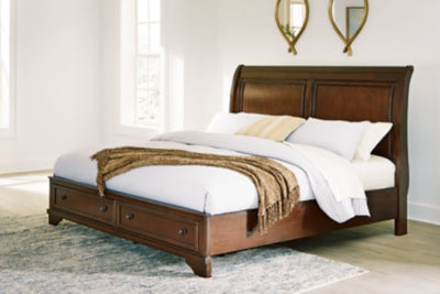 Cama con almacenaje Trellington Sleigh