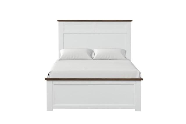 Cama Pinetop individual y matrimonial, blanca y azul